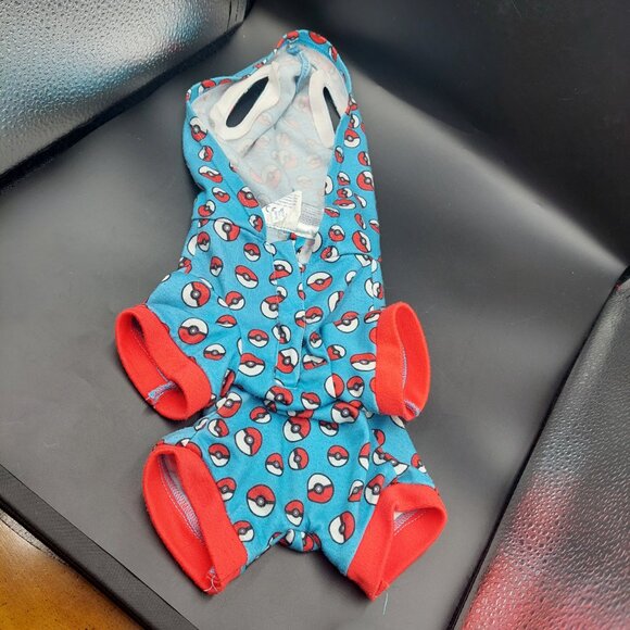 2017 Build A Bear Eevee Pokémon Plush w/ Poke Ball Pajama Outfit - Picture 9 of 11